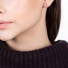 WOMEN'S 18K GOLD EARRINGS SECOND HOLE CHILDREN'S ZIRCONIA STAR ROMMANEL 524224 - 金色 - 查看 2