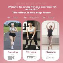 1 对腿部铁沙加重袋，健身跑步腿带腕带训练沙袋，儿童舞蹈训练用，家庭健身器材，男女通用（蓝色 0.3KG） - 藍色 - 查看 5