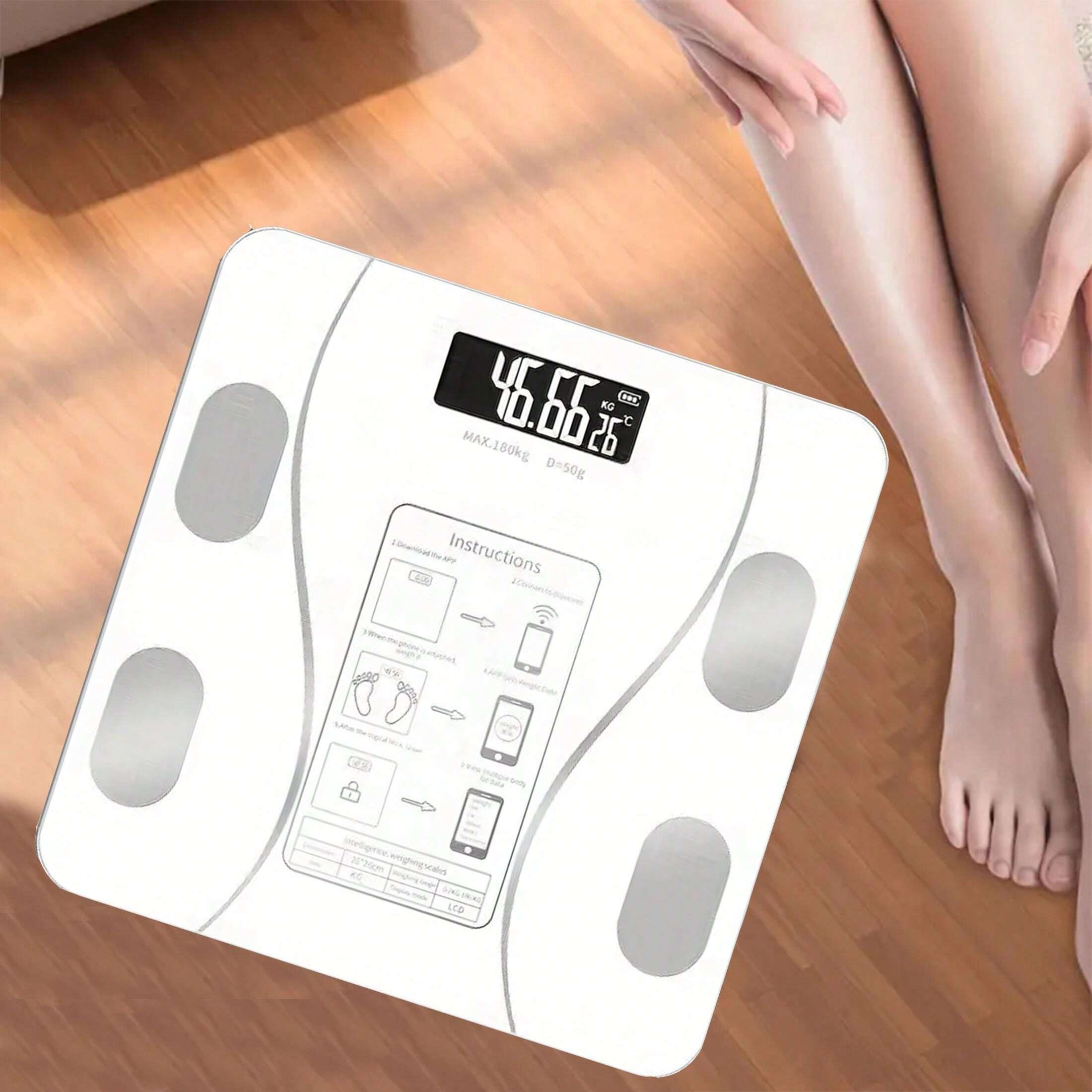Weight Scale Intelligent Digital LED Weight Scale With Fat Measure Body