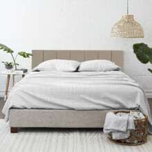 Cabecera De Paneles Matrimonial Economica Berry Home - Beis - Ver 1