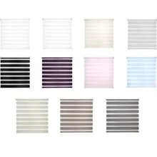 Ecommerc3 | Store Enrouleur Nuit et Jour Sur Mesure Taille 60x180 - Store Nuit et Jour Tissu Taille 57x175 - Store Nuit et Jour Installation Facile Anthracite