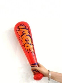 1pc/3pcs/5pcs  Pow Inflatable Baseball Bats, Oversized Inflatable Toy Sticks, Carnival Prizes, Goodie Bag Fans Or Superhero Birthday Party Prizes, Baseball Themed Party Supplies Party Supplies,Style Random,Style Color Random - Multicolor - View 3