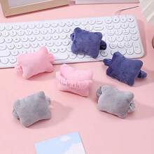 1pc Cute Computer Keyboard Wrist Rest Pillow, Friction-Proof, Warm And Ergonomically Designed, Suitable For Office Desk And Study - Multicolor - View 3