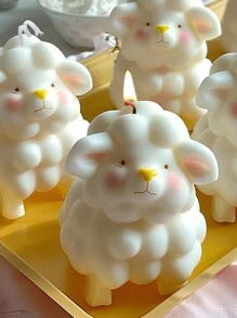 1pc 3D Sheep Silicone Mold For Making Candles&Soap&Aromatherapy Suitable For Home Decoration, Fireplace, Living Room, Central Decoration, Office, Valentine's Day Gifts, Candle Sets, Aromatherapy Candles, Friend Gifts, Women's Gifts