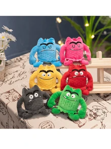 1 pieza Muñeco de peluche de monstruo de emociones, muñeco de peluche lindo que representa diferentes emociones, decoración de coche, regalo de Pascua, decoración de sofá/sofá/dormitorio, regalo de cumpleaños, representación de emociones