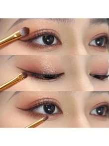 3支迷你化妆刷套装 - 超柔软，便携，适用于粉底、散粉和眼影 - 尼龙刷毛，无香精，适合所有肤质，化妆刷套装，化妆刷套装，化妆刷套装，全套化妆刷，化妆刷套装，全套化妆工具，化妆刷套装，化妆刷套装，化妆礼盒套装