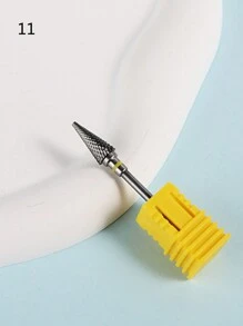 1pc Tungsten Steel Nail Drill Bit For Grinding Removing Gel Polish, Acrylics And Cuticle Accessories Pedicure Burr Tools