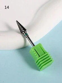 1pc Tungsten Steel Nail Drill Bit For Grinding Removing Gel Polish, Acrylics And Cuticle Accessories Pedicure Burr Tools