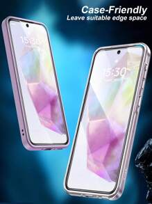 3片装高清屏幕保护膜，适用于三星Galaxy S20 FE/S21 FE/A02/A02S/A03/A23/A24/A25/A31/A72/S24 FE/A06/A06/A36/A56/A26/A17/A07系列，防刮花、防水、防尘、防指纹 - 無色 - 查看 5