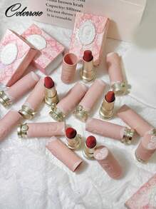 COLORROSE Matte & Glossy Lipstick, Super Glossy Lipstick, High Pigment Lipstick, Moisturizing Creamy Formula, Milky Gelato Shade - 21少女奶凍 - 查看 9