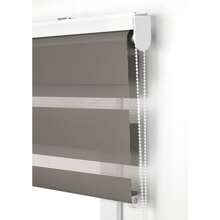 Ecommerc3 Estor Enrollable Noche y Día a Medida Tamaño 125x180 - Estor Noche y Día Tamaño Tela 122x175 - Estor Noche y Día Fácil Instalación Beige - Azul Marino - Ver 3