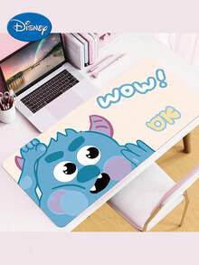 1pc Large Size Cartoon Girl Design Mouse Pad, Non-Slip Locked Edge Thick Gamer Desk Mat For Computer/Gaming - Multicolor - View 4