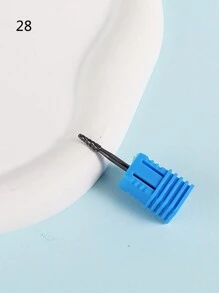 1pc Tungsten Steel Nail Drill Bit For Grinding Removing Gel Polish, Acrylics And Cuticle Accessories Pedicure Burr Tools