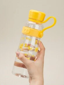 1pc High Quality Transparent Plastic Pig Shaped Water Bottle, Creative Summer Gift - Multicolor - View 10