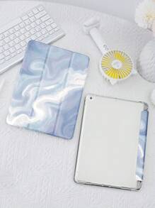 水波纹保护壳兼容 iPad 10.2 英寸 2021/2020 iPad 第 9/8 代，兼容三星 Galaxy Tab A8 10.5 英寸 2022、华为 Matepad 10.4/ Tab/小米保护套，带笔架，支持自动睡眠/唤醒盖 - 彩色 - 查看 1