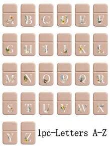 1pc Mini Pink Flower White Letters Foldable Portable Makeup Mirror,Letters Of A-Z Makeup Mirror With Bracket, Travel Mirror, Beauty Products, Desktop Makeup Mirror, Rectangular Desktop Compact Mirror Foldable Small Minimalist Makeup Mirror, Travel Portable Makeup Mirror For Women's Gift - The Best Gift For Mom And Teacher