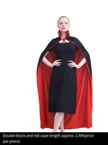 Adult Scream Costume Cool Black Multicolor Large Size Small Unisex Halloween Cosplay Robe Hooded Cape Costume,Christmas - Multicolor - View 15