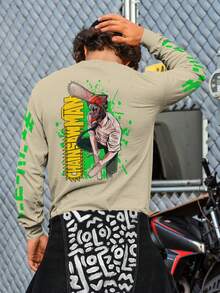 Women Sweatshirts - 卡其色 - 查看 6