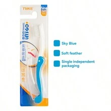 1PC Portable Foldable Toothbrush, Equipped With Advanced Soft Bristle Washing Set, Suitable For Home Use. Soft Fur Design - Ideal Choice For Camping, Hiking, And Backpacking - Multicolor - View 13