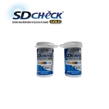 50 Tiras reactivas para glucómetro SD-CHECK - Azul - Ver 1