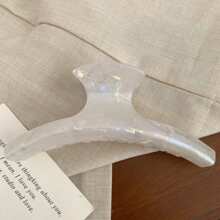 11 厘米大号醋酸纤维一体式新月形复古发爪夹，简单优雅的发型，适合马尾辫或发髻夏季发夹发夹发夹发夹发夹，休闲秋冬发饰，适合女士度假装扮