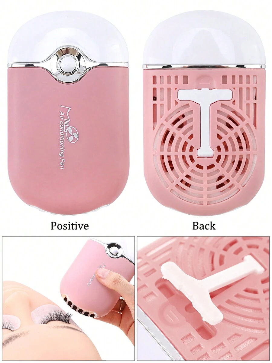 HMQ beauty 1台usb供電睫毛延伸工具套件,附睫毛膠,快干睫毛延伸烘乾器,以及冷卻風扇