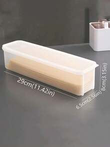 1 Hộp Bảo Quản Bằng Nhựa Trong Suốt, Hộp Đựng Thực Phẩm Trong Tủ Lạnh, Dụng Cụ Nhà Bếp Kín, Chống Rò Rỉ, Đa Chức Năng, Chống Sốc, Chống Vỡ - Tuyệt vời Để Bảo Quản Và Sắp Xếp - Có thể giặt - Dụng cụ nhà bếp gia đình. - Nhiều màu - Xem 8