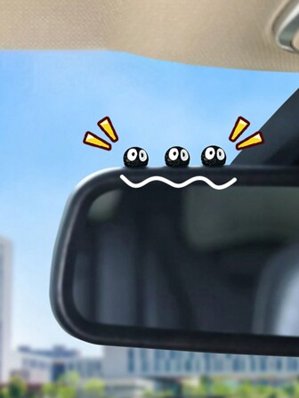 20入組汽車裝飾卡通創意中控後視鏡裝飾汽車內飾產品