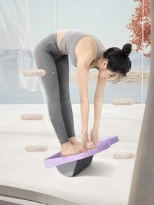 1 pieza Prensa de piernas Equipo de fitness, Máquina ejercitadora de muslos, Tabla de estiramiento de yoga, Tabla de elasticidad, Tablero de pie plegable ajustable, Para ejercicio y entrenamiento, Estiramiento de pantorrillas, Tabla de yoga para adelgazamiento, Tabla de estiramiento inclinada - Multicolor - Ver 1