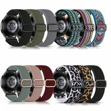 3 件/套尼龙表带兼容华为兼容三星 Galaxy Watch 6/5/4 40mm 44mm/Watch 6 Classic 43mm 47mm/Watch 5 Pro 45mm/Watch 4 Classic 42mm 46mm，20mm 22mm 快速释放替换运动表带 - 22mm - 查看 1