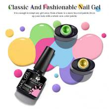 8ml 6Pcs/Set Gel Nail Polish Set Nude Pink Colors Gltter Semi Permanent Soak Off UV LED Nail Art Gel Polish For Manicure