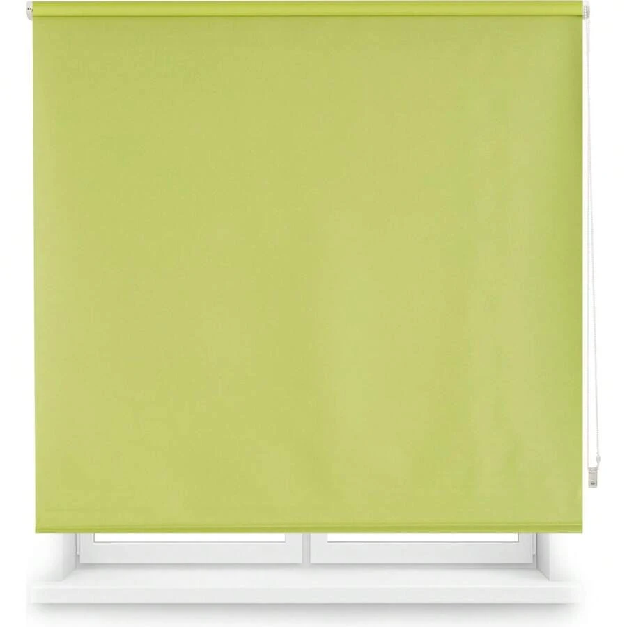 Ecommerc3 Premium Opaque Roller Blind Size 95x220 - Opaque Roller Blind Fabric Size 92x215 - Blackout Roller Blind - Green - View 1