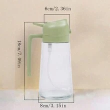 Oil Sprayer Glass Kitchen Household Air Fryer Oil Sprayer Bottle Edible Oil Sprayer Spray Bottle Atomization Mist Oil Tank - Multicolor - View 6