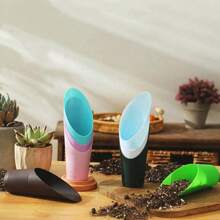 Plastic Bucket Shovel Soil Spade Garden Potted Succulent Plant Transplanting Shovel Spoon Mini Garden Plant Hand Tools Garden Soil Scoop Spoons Cultivation Digging Tool Random Color - Cylindrical Soil Shovel - View 16