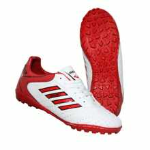 Tenis Futbol Rápido Fut7 para Caballero Hombre Weasley 400 Blanco Rojo Cosidos - Blanco - Ver 2
