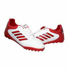 Tenis Futbol Rápido Fut7 para Caballero Hombre Weasley 400 Blanco Rojo Cosidos - Blanco - Ver 3