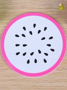 1/7 Cái Nhiều Màu Sắc Thạch Trái Cây Hình Tròn Coaster Chịu Nhiệt Cho Trà & Ly Cà Phê - Nhiều màu - Xem 10