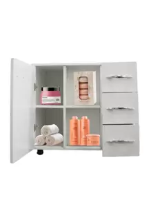 Cosmetic Storage Box & Rack - trắng - Xem 4