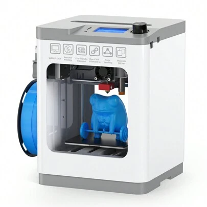 Mini 3D Printer Tina2 For Beginners, Home Use FDM 3D Printers With Fully Assembled And Auto Leveling, Small Desktop 3D Printers, Printing Area 3.9x4.7x3.9 Inch