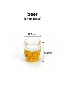 1 pieza Modelo en miniatura de barril de cerveza de madera a escala 1:12, decoración de casa de muñecas, prop fotográfico, ornamento de paisaje micro