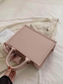 2024新款时尚大容量刺绣手提女士手提包附赠围巾适合日常通勤、聚会、短途旅行，适合女性、学生、白领博主可作为礼物