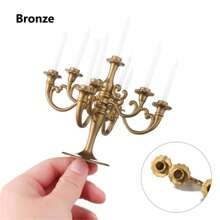 1 套/10 件，烛台烛台生日蛋糕装饰蜡烛纸杯蛋糕装饰烛台适用于婚礼生日派对用品桌面装饰家居装饰房间装饰节日装饰 - 彩色 - 查看 4