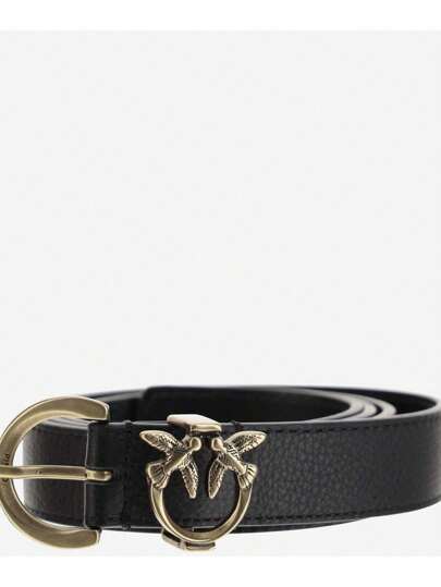ベルト PINKO Woman Belt Black 102820A158 Z99Q Pinko Woman Belt Love Berry H1 Belt Vitello Set 102148-A0f1