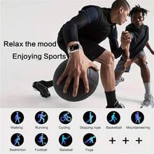 MixtataDi Smart Watch, Wireless Calls/Dialing, Multi-Sport Modes, Call Reminder And Rejection,  Message Reminder Viewing, Multiple APP Reminders, Suitable For Men And Women, Sports Watch, Custom Wallpaper, Compatible With Ios/Android - Bạc - Xem 3