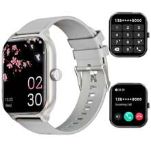 MixtataDi Smart Watch, Wireless Calls/Dialing, Multi-Sport Modes, Call Reminder And Rejection,  Message Reminder Viewing, Multiple APP Reminders, Suitable For Men And Women, Sports Watch, Custom Wallpaper, Compatible With Ios/Android - Bạc - Xem 5