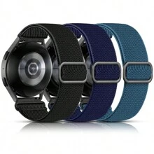 3 件/套尼龙表带兼容华为兼容三星 Galaxy Watch 6/5/4 40mm 44mm/Watch 6 Classic 43mm 47mm/Watch 5 Pro 45mm/Watch 4 Classic 42mm 46mm，20mm 22mm 快速释放替换运动表带 - 20mm - 查看 11