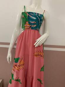 Women Maxi Dresses - 粉色 - 查看 3