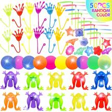50 piezas Artículos para fiestas, juguetes de regalo de cumpleaños, recompensas, relleno de bolsas de regalos, cofre del tesoro, premios de carnaval, regalos festivos - Multicolor - Ver 1