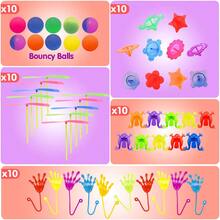 50 piezas Artículos para fiestas, juguetes de regalo de cumpleaños, recompensas, relleno de bolsas de regalos, cofre del tesoro, premios de carnaval, regalos festivos - Multicolor - Ver 3