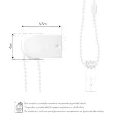 Ecommerc3 优质不透明卷帘尺寸 155x220 - 不透明卷帘面料尺寸 152x215 - 遮光卷帘 - 紫色 - 查看 2